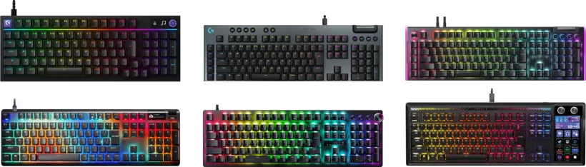 フルゲーミングキーボードのトップ画像